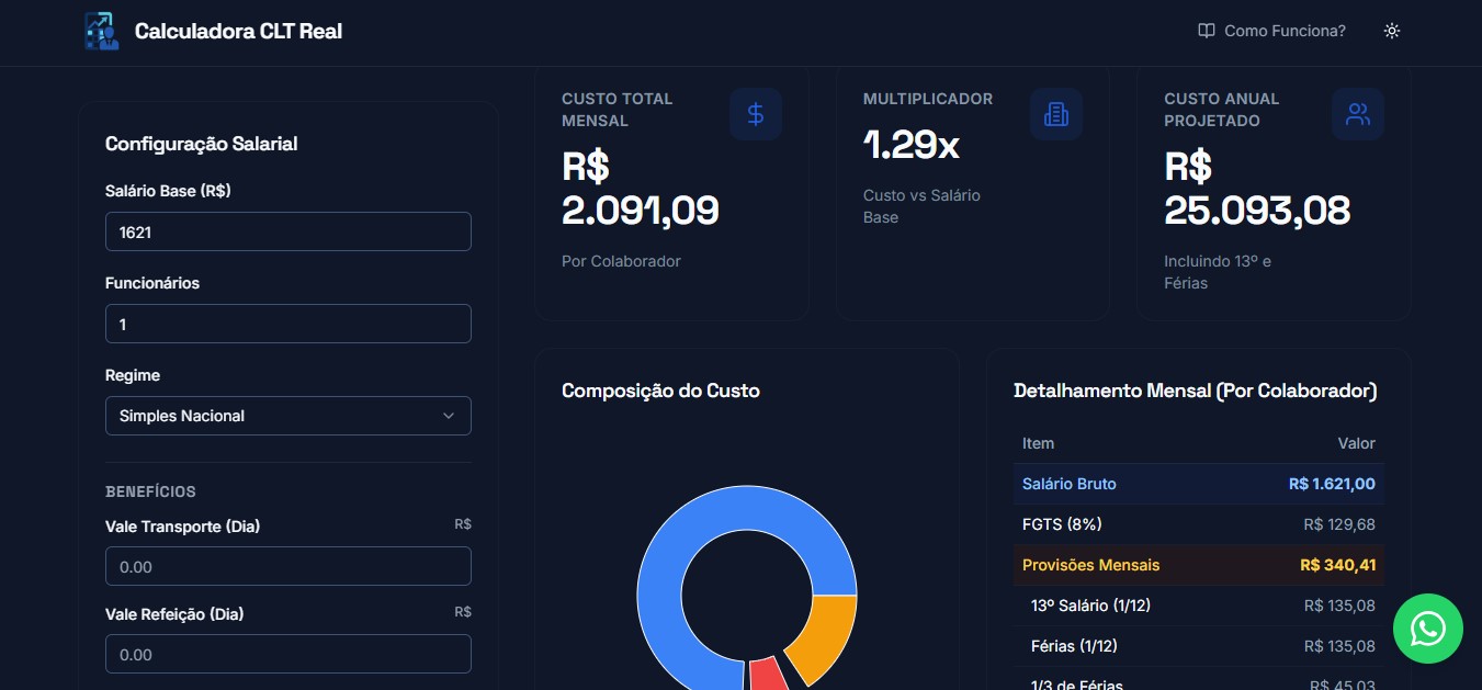 Preview — Calculadora CLT