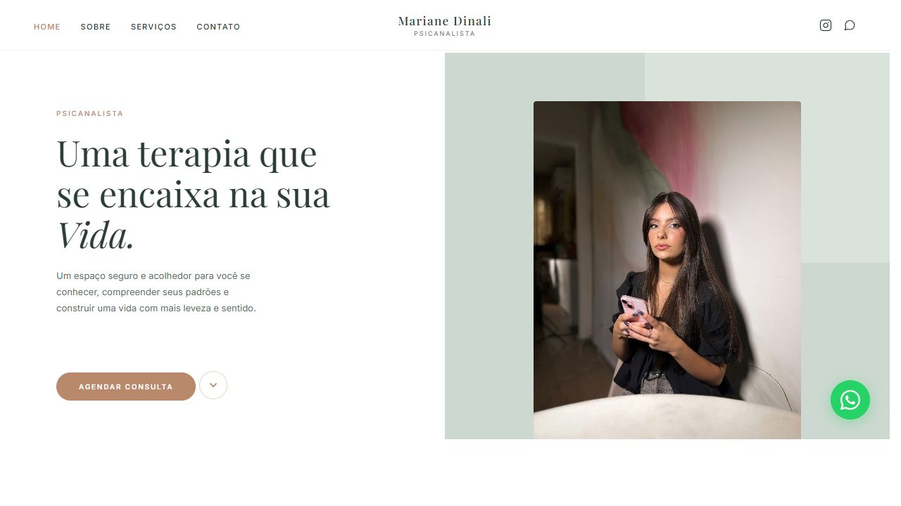 Preview — Landing Page Psicanalista